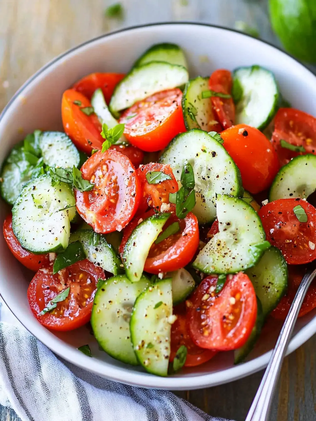 Zesty Tomato Cucumber Salad for Refreshing Summer Vibes 2 Tomato Cucumber Salad
