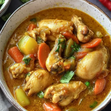 Filipino Style Chicken Curry