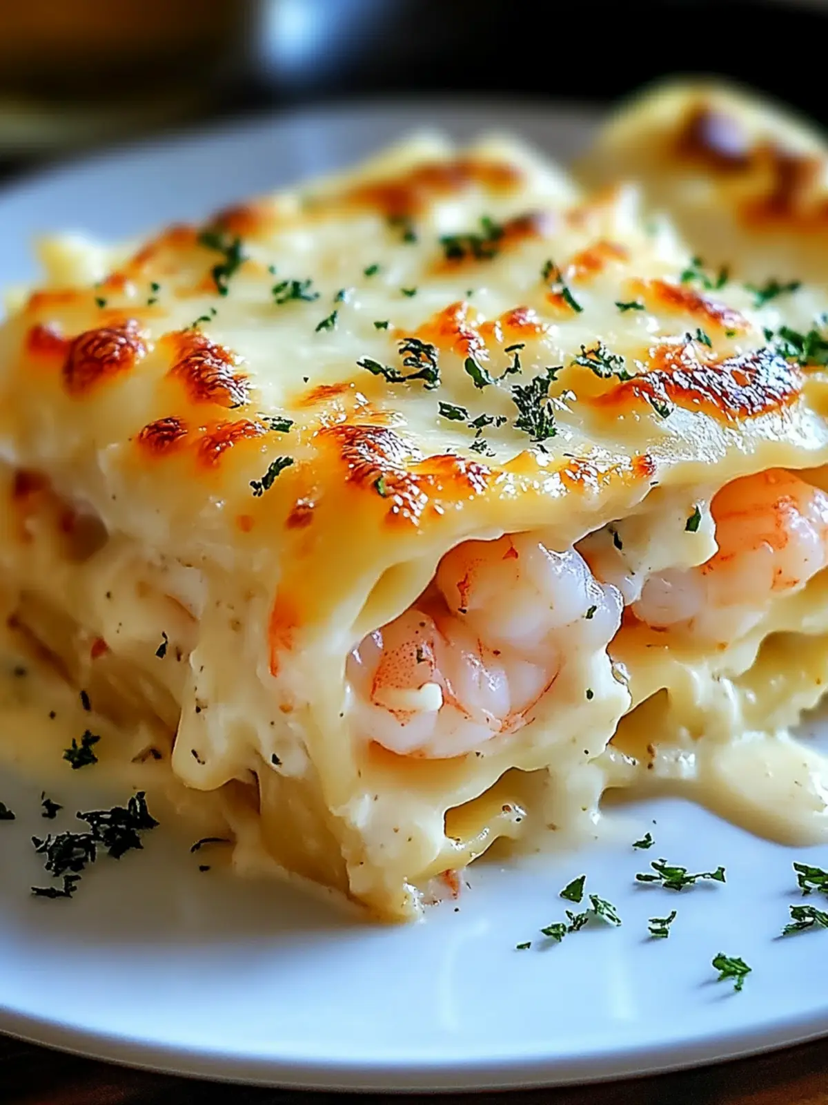Shrimp & Crab Alfredo Lasagna Roll-Ups