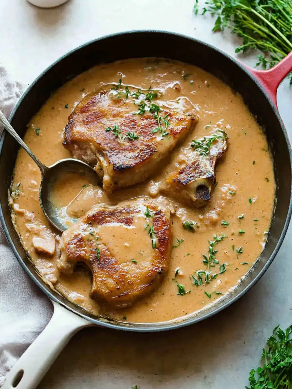 Irresistible Smothered Pork Chops with Savory Cajun Kick 4 Smothered Pork Chops