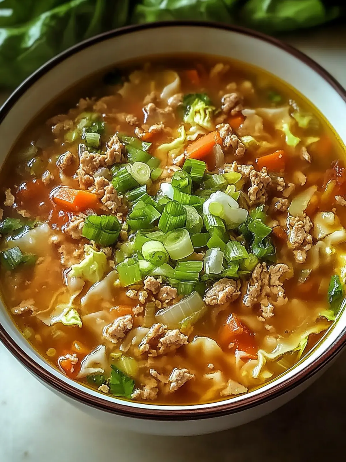 One-Pot Egg Roll Soup