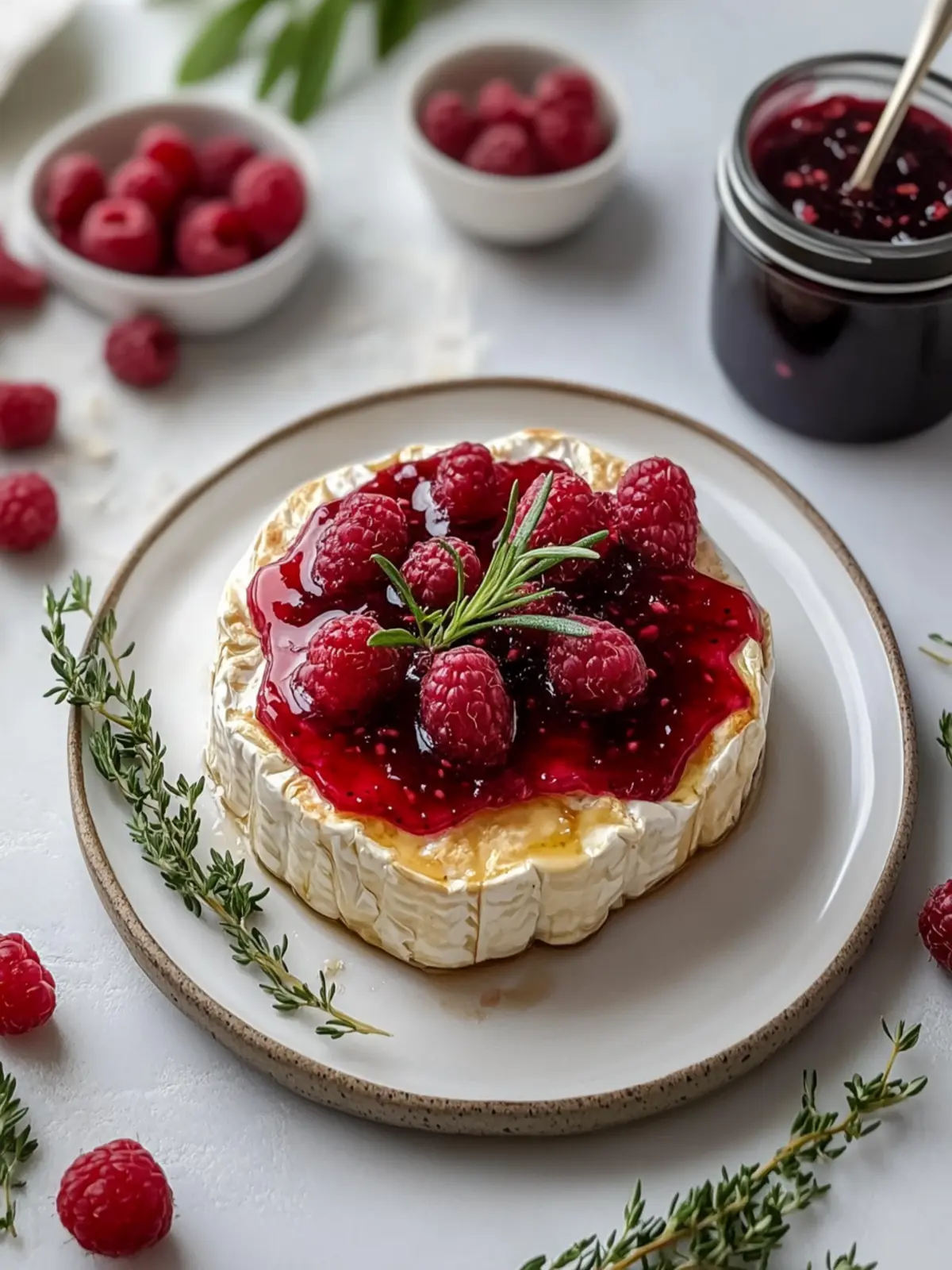 Baked Brie with Raspberry Jam for Effortless Entertaining 5 Baked Brie with Raspberry Jam