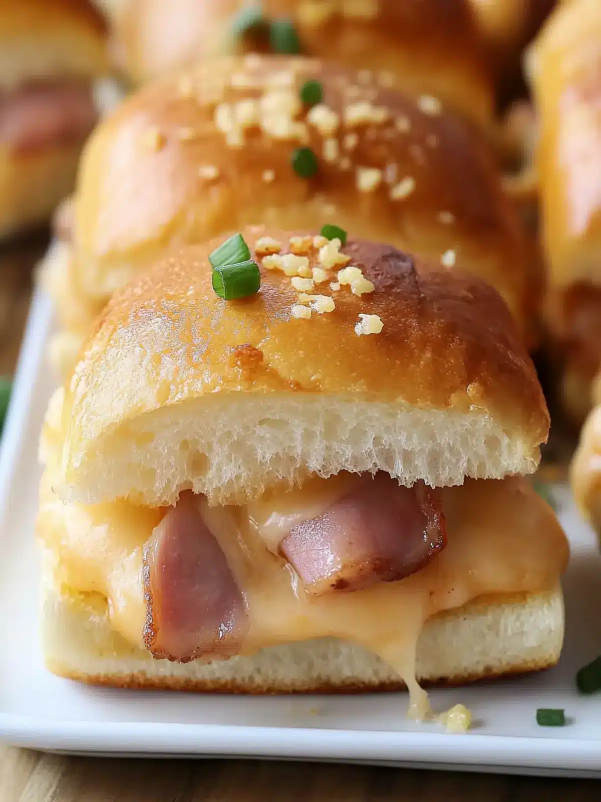 Ham and Colby Jack Cheese Sliders
