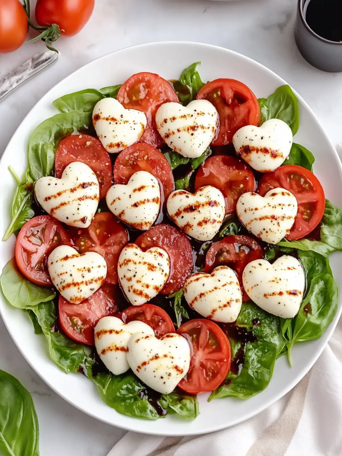 Valentine’s Day Caprese Salad