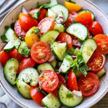 Tomato Cucumber Salad