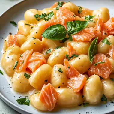 Smoked Salmon Gnocchi