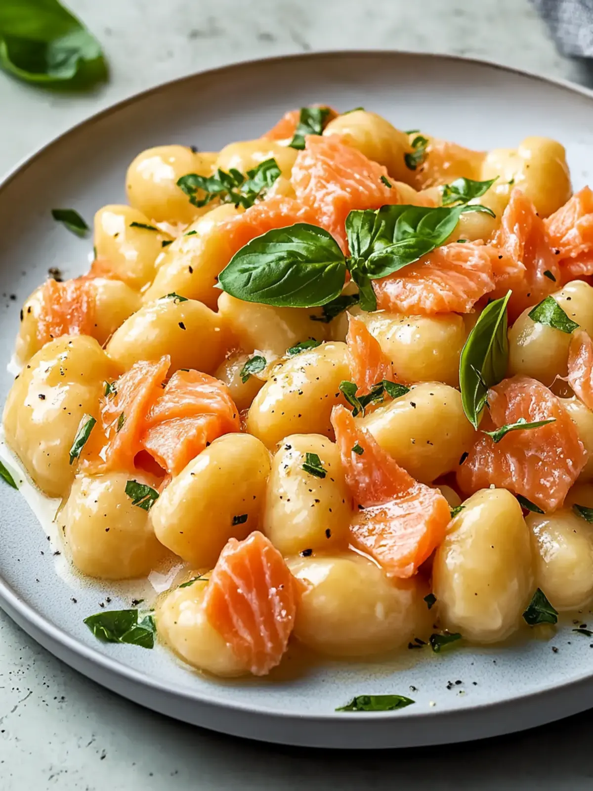 Smoked Salmon Gnocchi