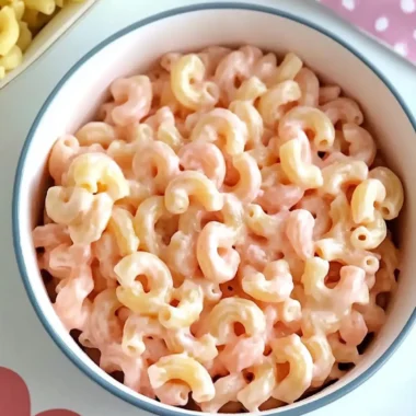 Juicy Pink Mac and Cheese