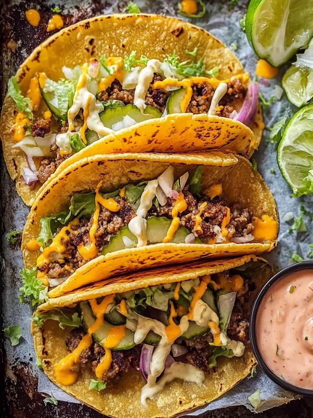 Smash Burger Tacos: Your New Favorite Quick Dinner Delight 2 Smash Burger Tacos