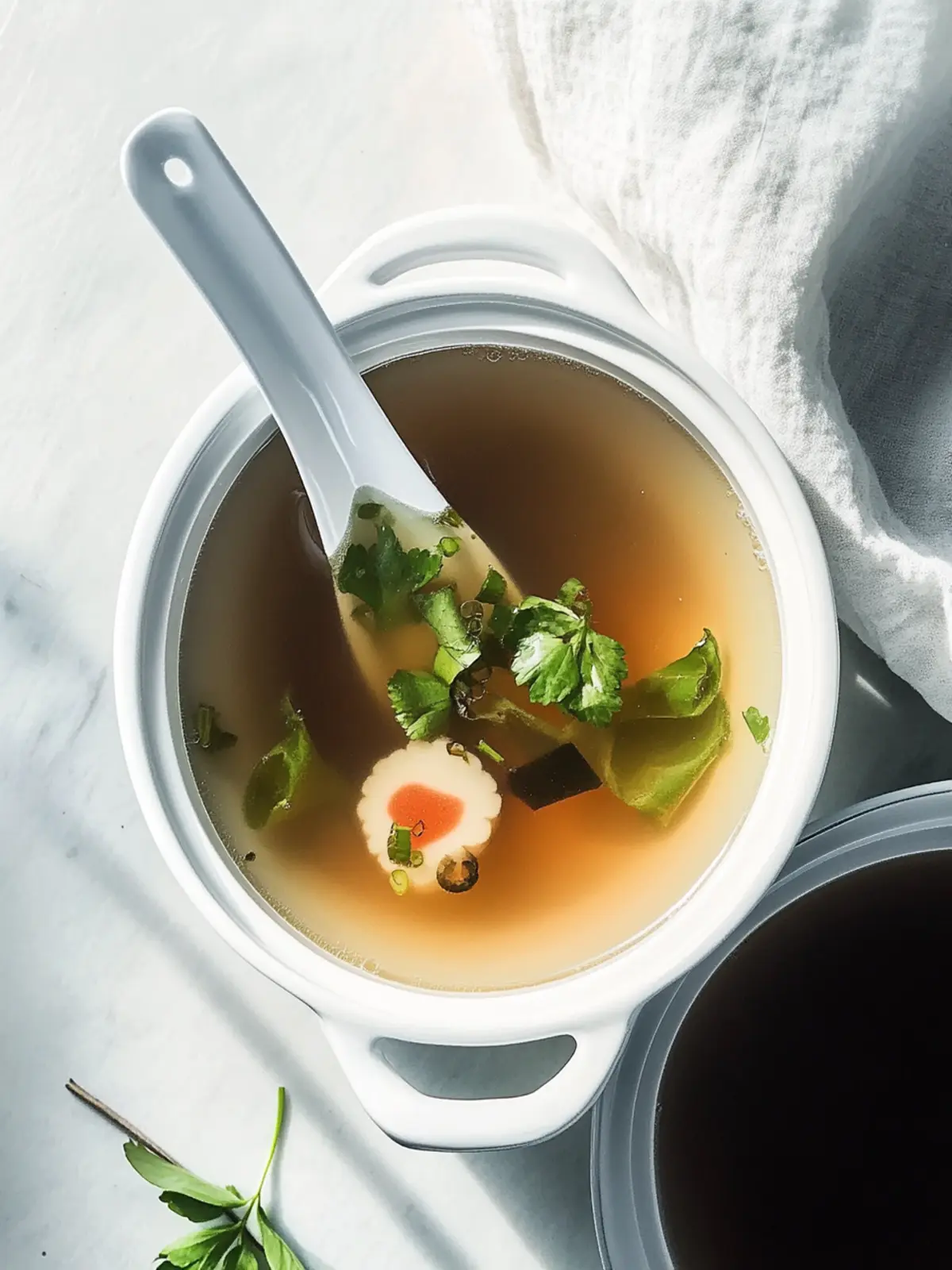 Japanese Clear Soup: Your Healthy Hibachi Twist at Home 2 Japanese Clear Soup