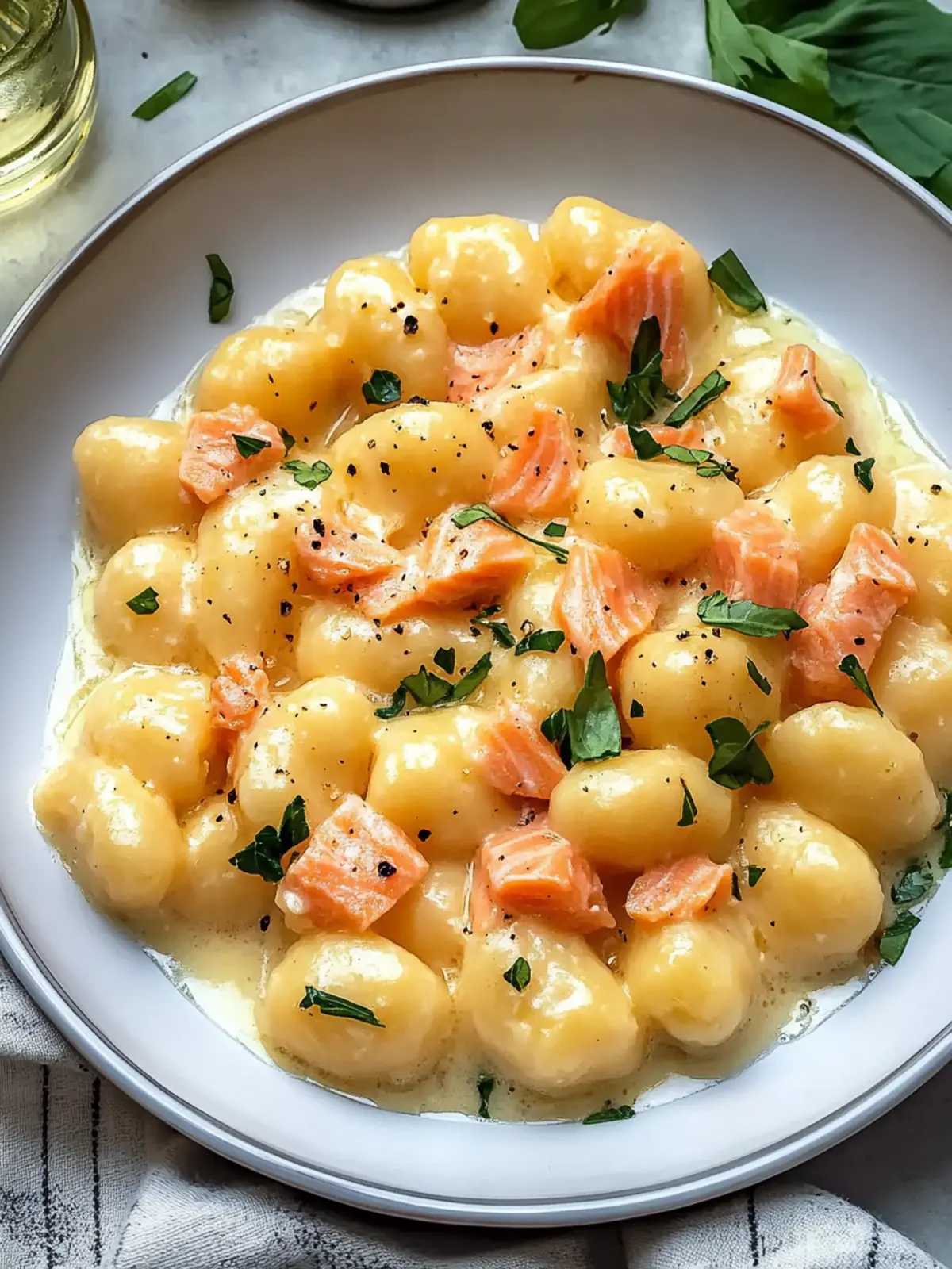 Smoked Salmon Gnocchi