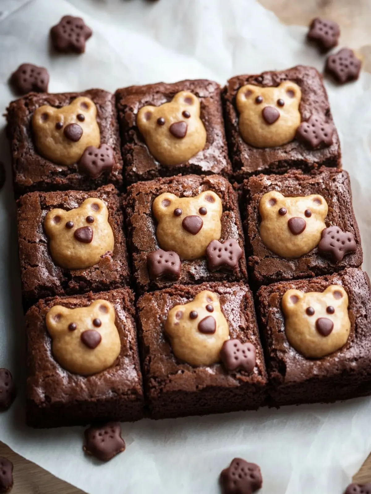 Teddy Bear Brownies