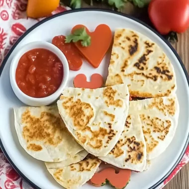 Valentines Quesadillas