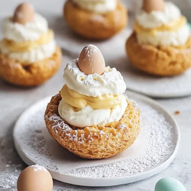 Mini Egg Cream Puffs