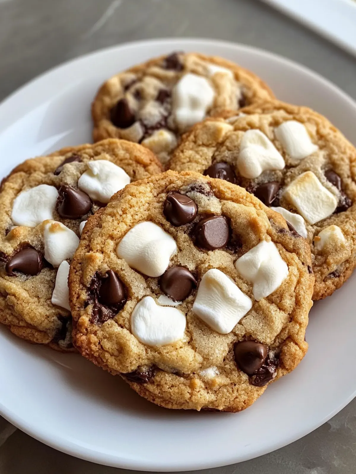 Marshmallow Chocolate Chip Cookies