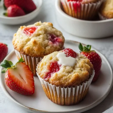 Strawberry Cream Cheese Muffins