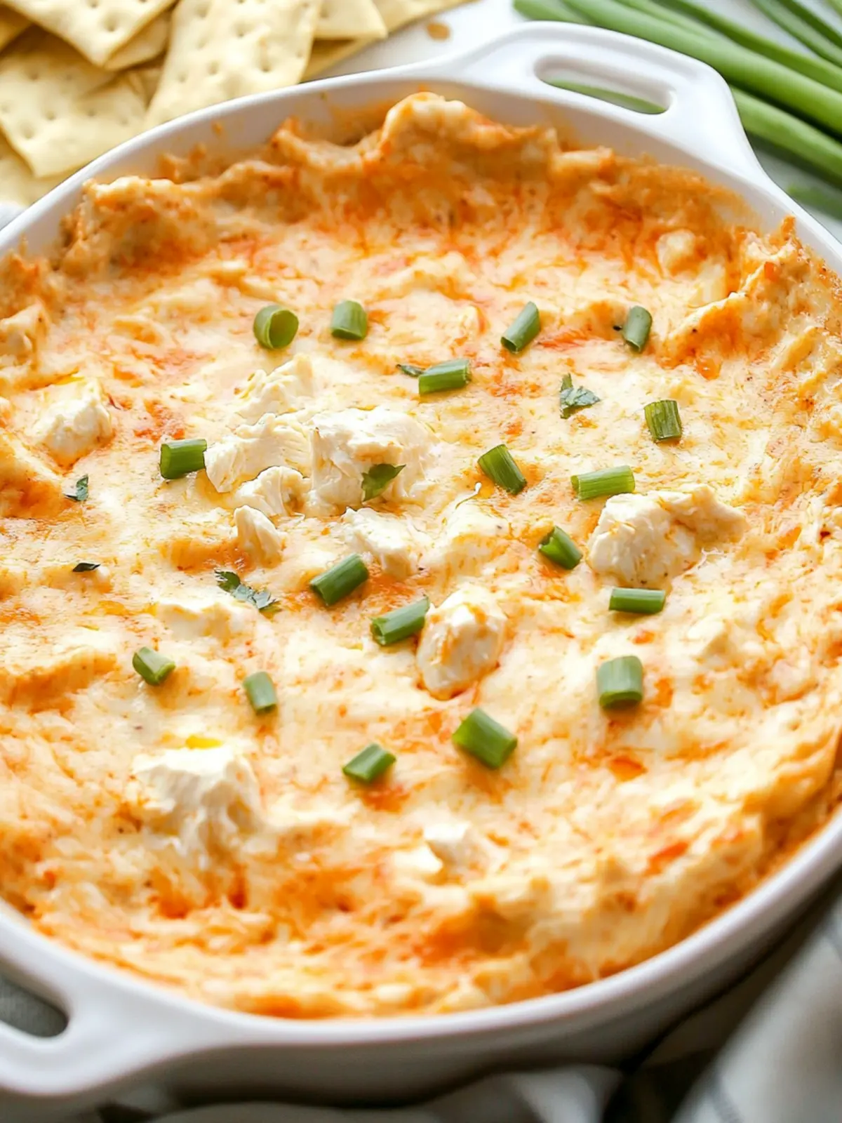 Greek Yogurt Buffalo Chicken Dip