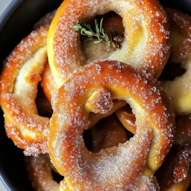 Cinnamon Sugar Soft Pretzels