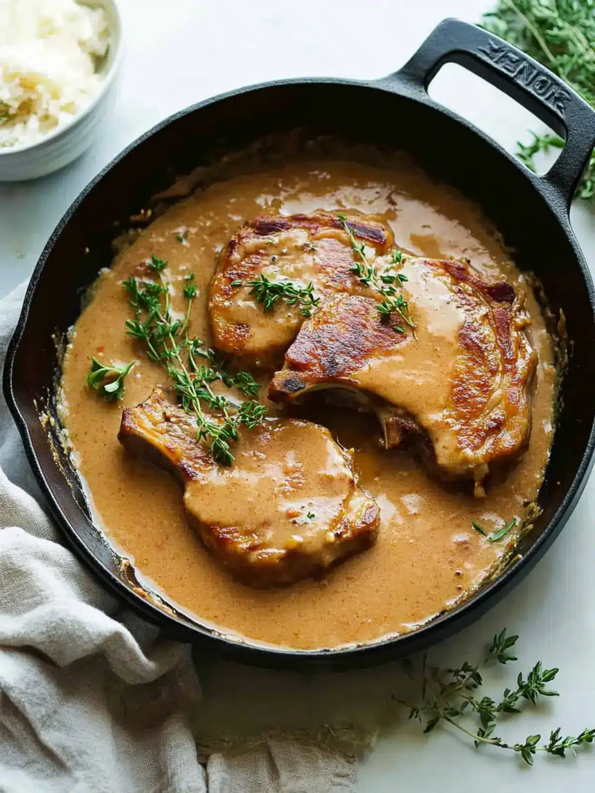 Irresistible Smothered Pork Chops with Savory Cajun Kick 2 Smothered Pork Chops