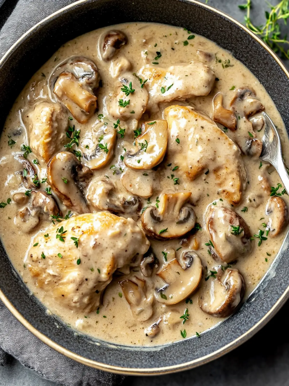 Creamy Mushroom Chicken: A Quick, Comforting Family Dinner 2 Creamy Mushroom Chicken