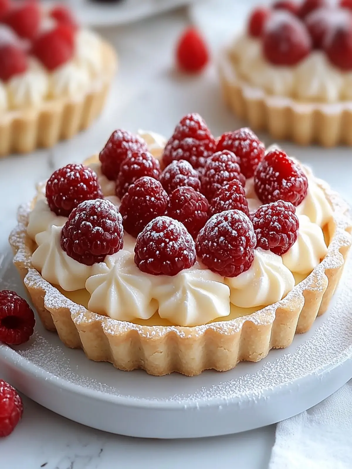 White Chocolate Mousse Tart