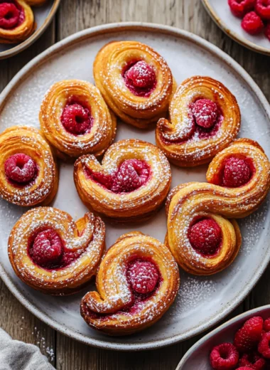 Raspberry Palmiers