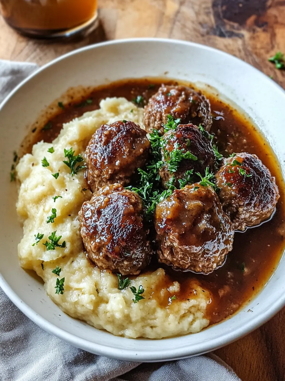 Salisbury Steak Meatballs: A Cozy Comfort Food Classic 4 Salisbury Steak Meatballs