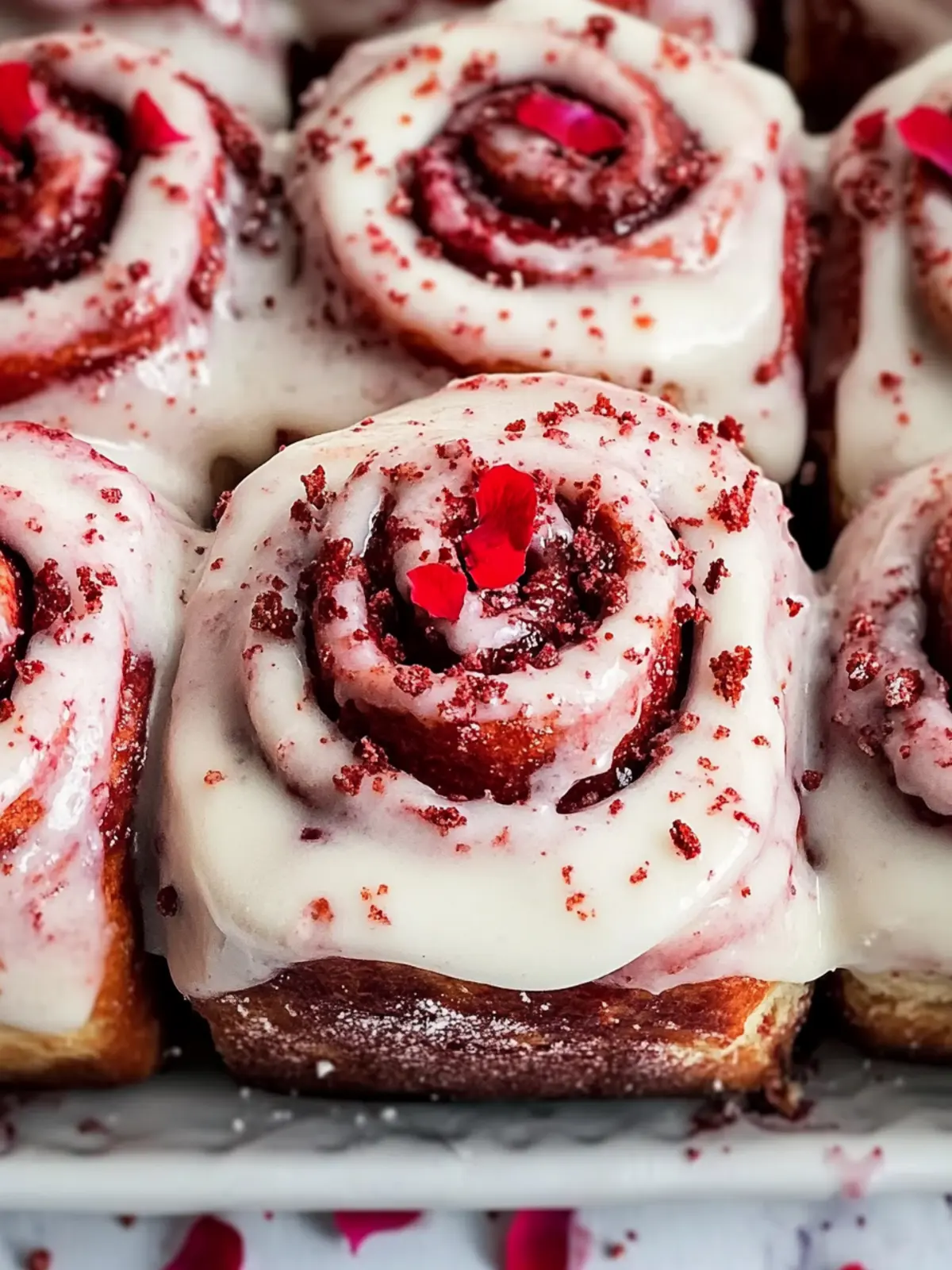 Red Velvet Cinnamon Rolls