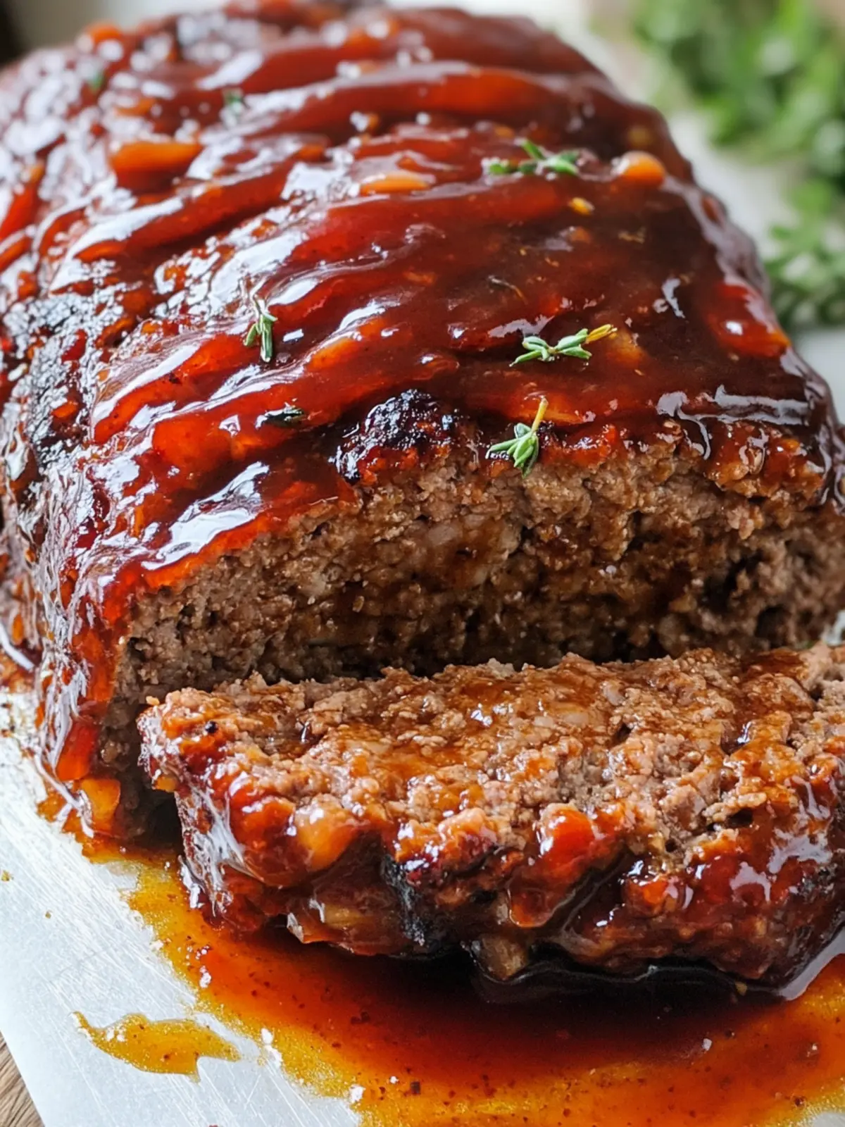Bourbon Glaze Meatloaf