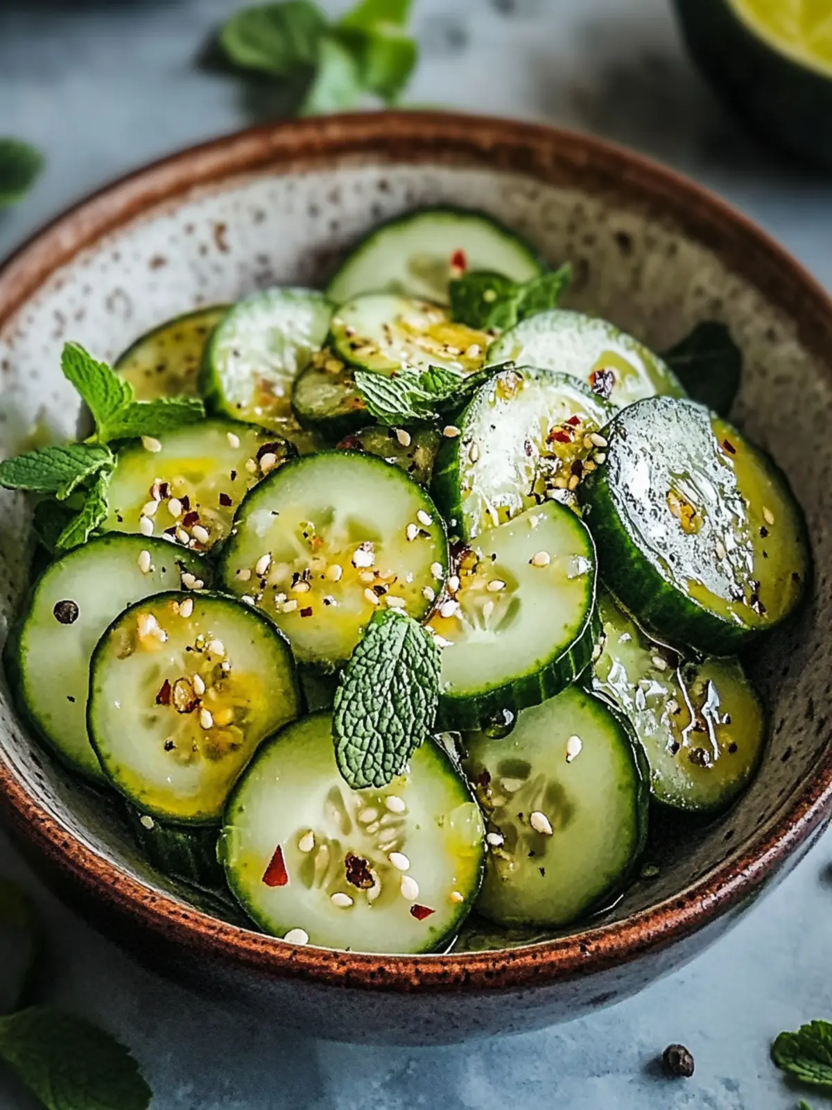 Delightful Honey Lime Cucumber Salad for Summer Refreshment 2 Honey Lime Cucumber Salad