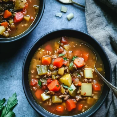 Grandma’s Homemade Vegetable Soup