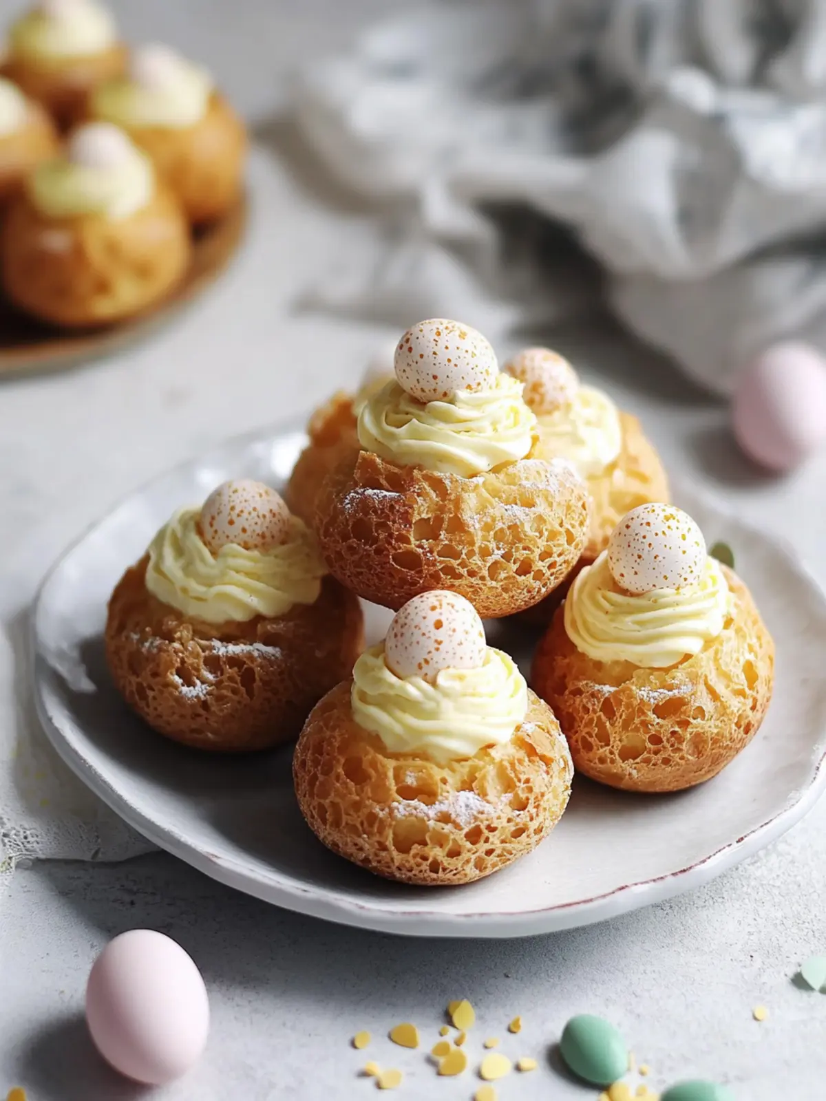 Mini Egg Cream Puffs