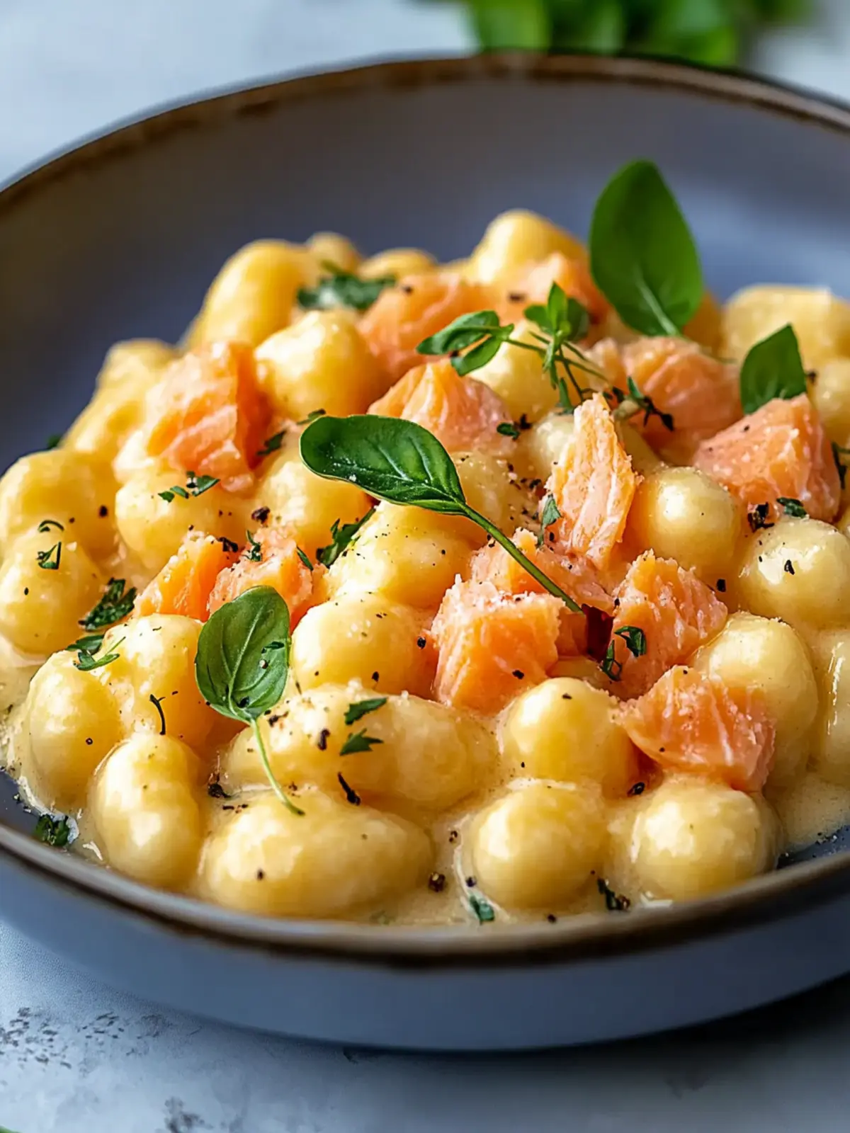 Smoked Salmon Gnocchi