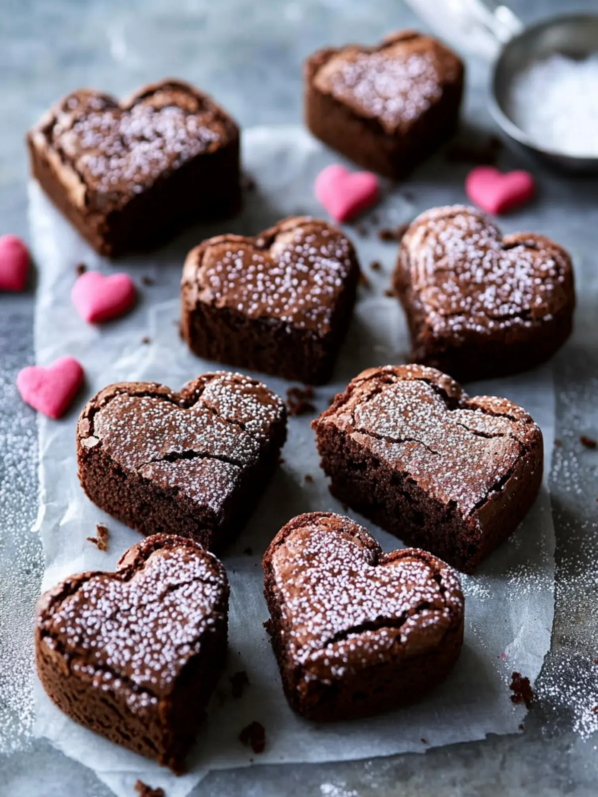 Heart Shaped Brownies