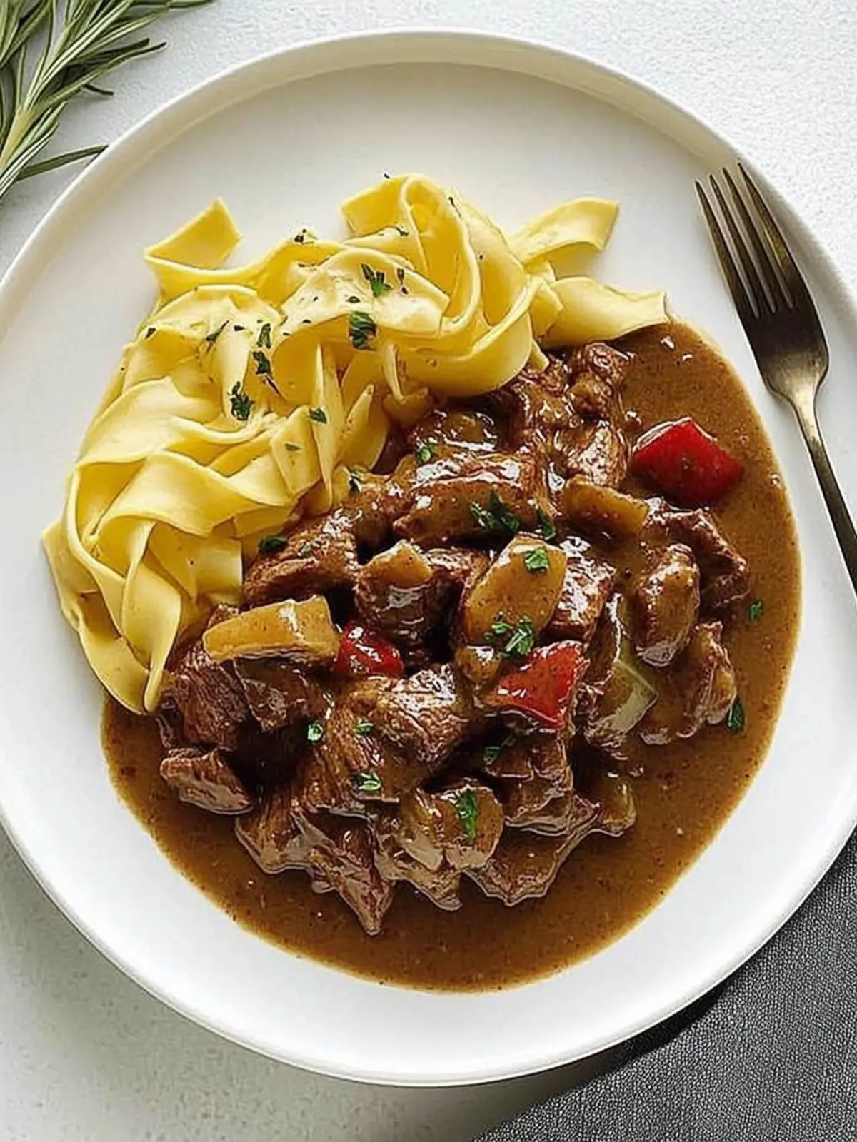 Round Steak and Gravy