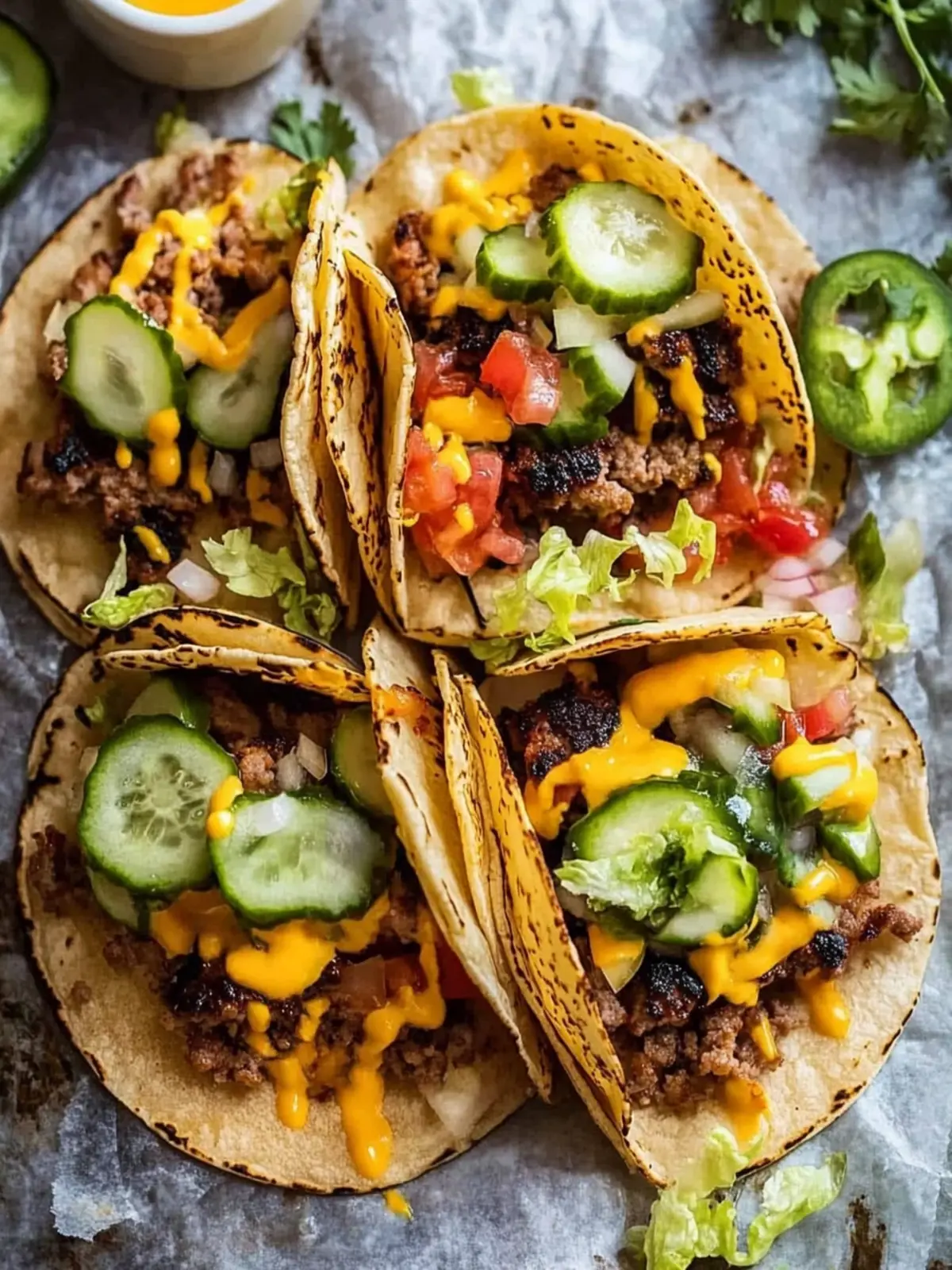 Smash Burger Tacos: Your New Favorite Quick Dinner Delight 5 Smash Burger Tacos