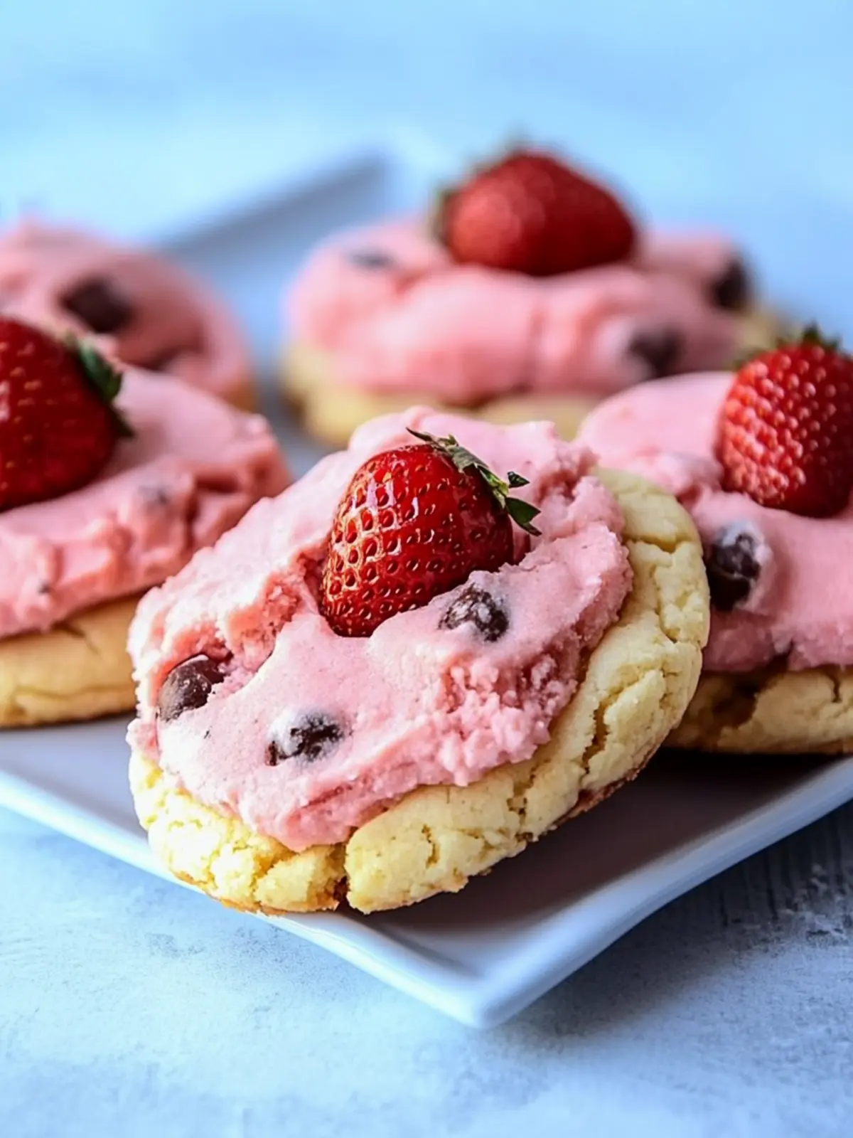 Strawberry Cookies