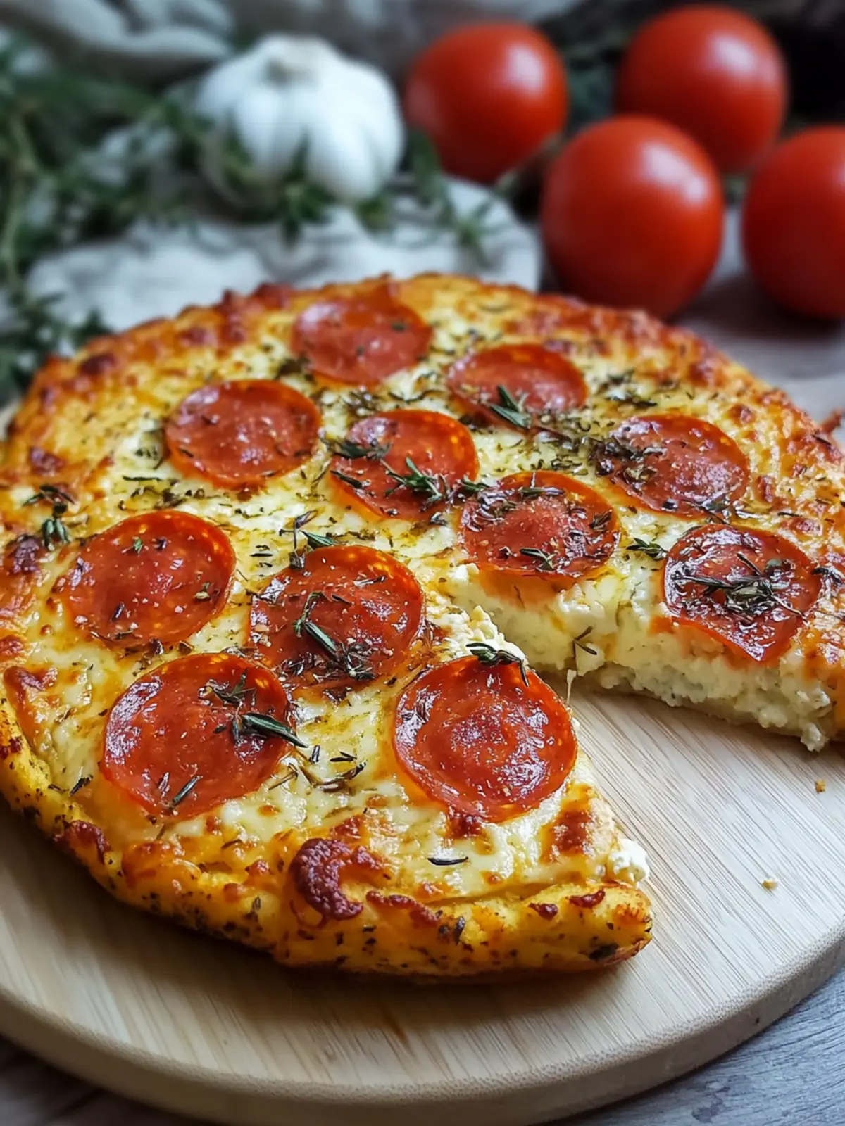 Pizza Style Cottage Cheese Bake