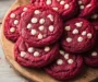 Chewy Red Velvet Cookies with Melty White Chocolate Bliss