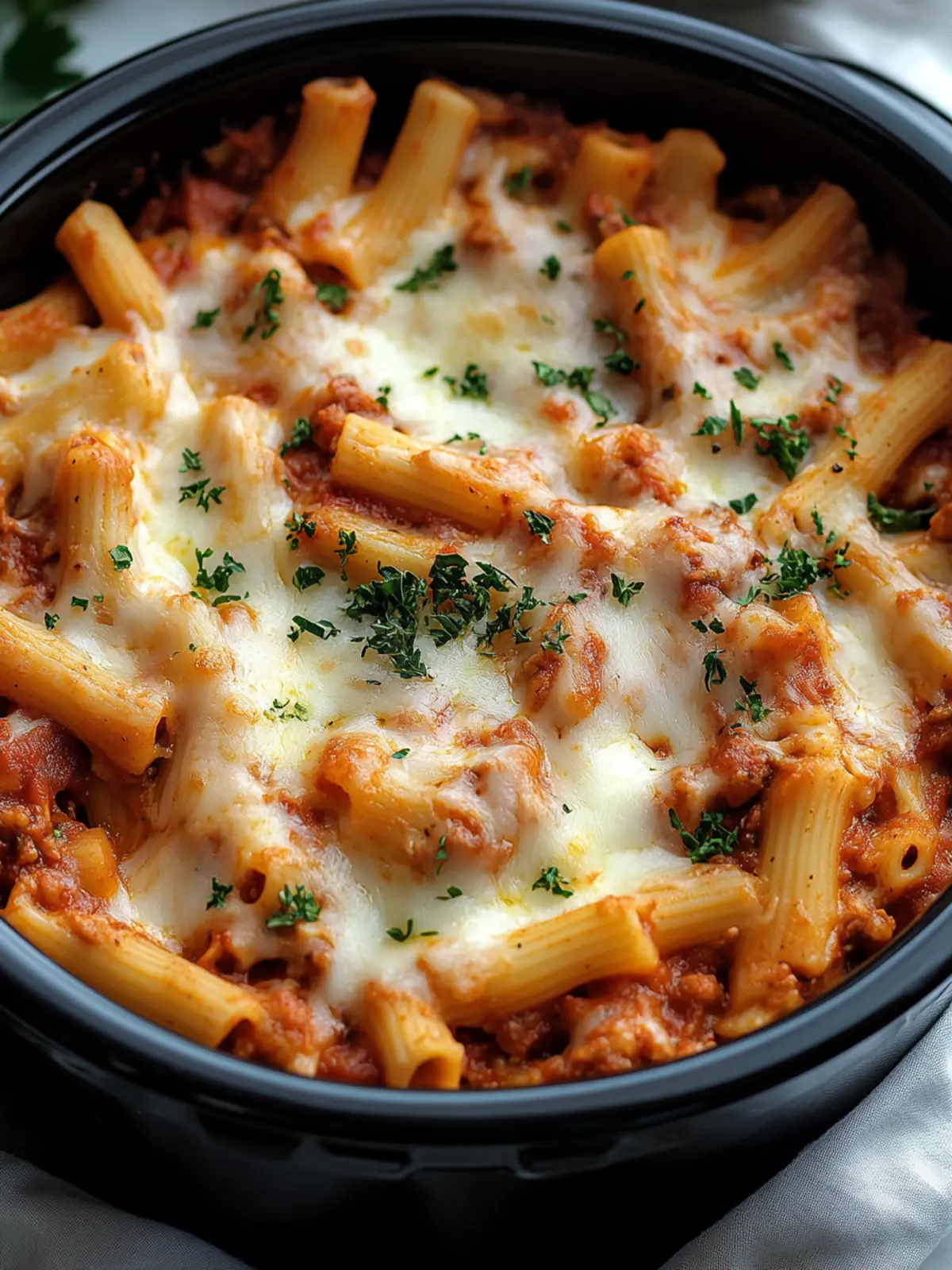 Crockpot Baked Ziti
