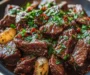 Slow Cooker Garlic Butter Beef with Creamy Potatoes Magic
