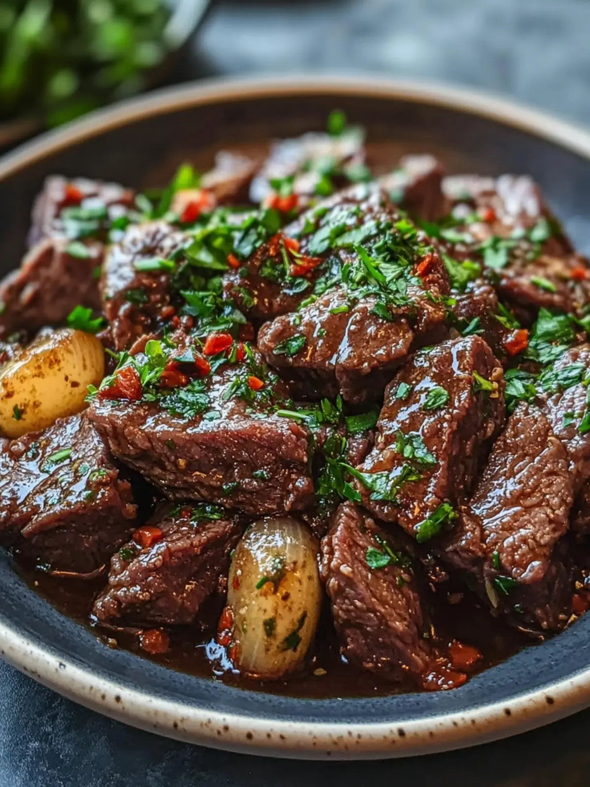 Slow Cooker Garlic Butter Beef
