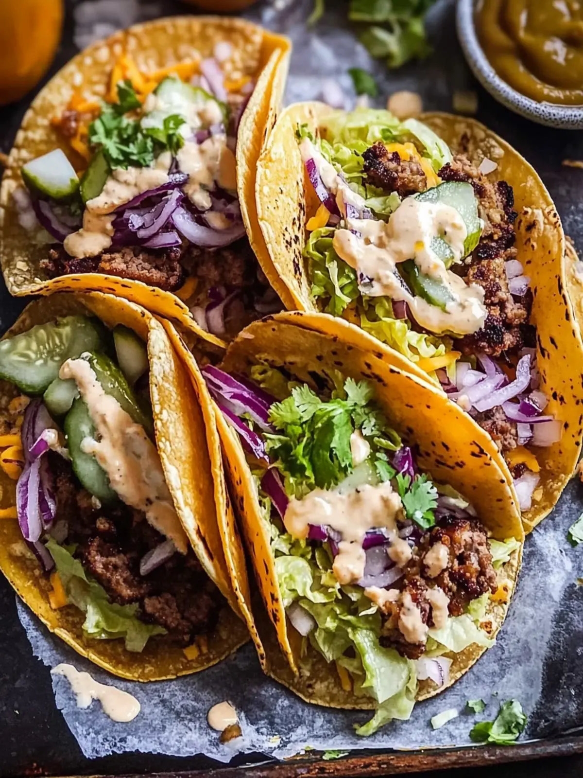 Smash Burger Tacos: Your New Favorite Quick Dinner Delight 4 Smash Burger Tacos