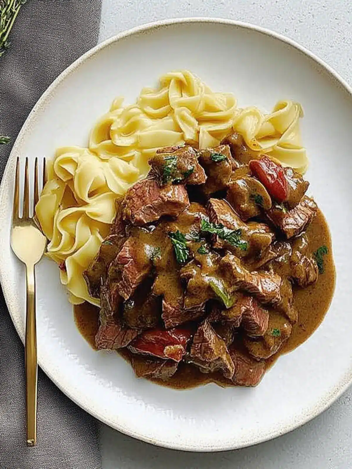 Round Steak and Gravy