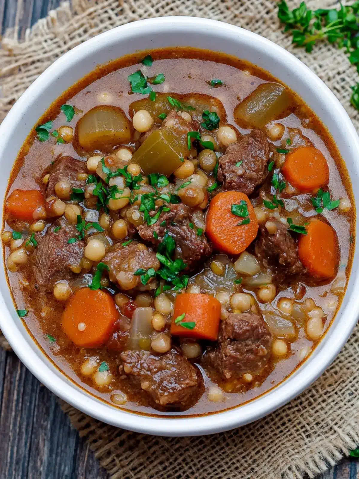 Beef and Barley Stew