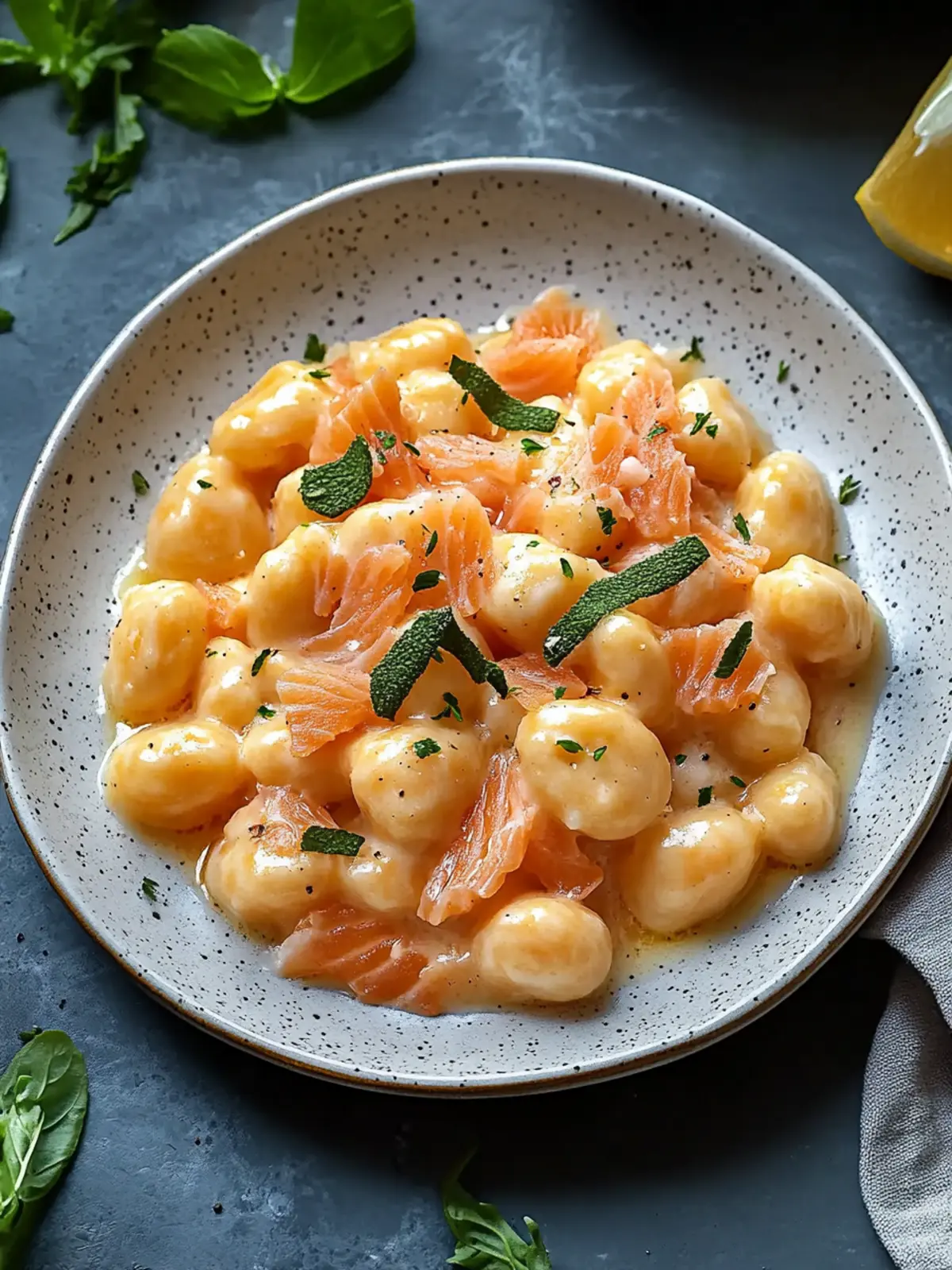 Smoked Salmon Gnocchi