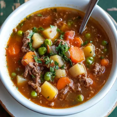Old-Fashioned Vegetable Beef Soup