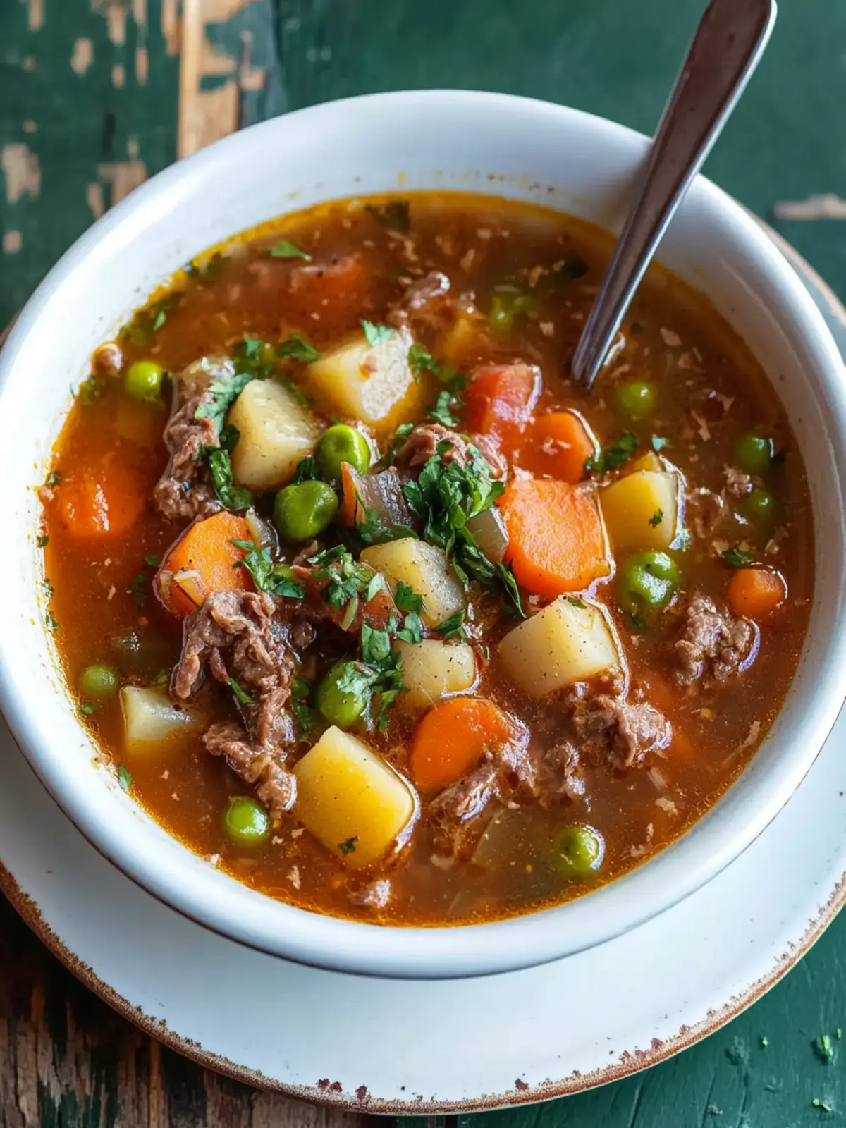 Old-Fashioned Vegetable Beef Soup