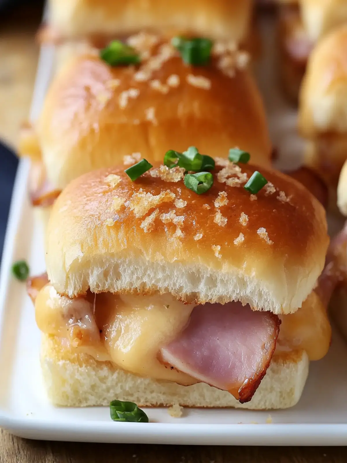 Ham and Colby Jack Cheese Sliders