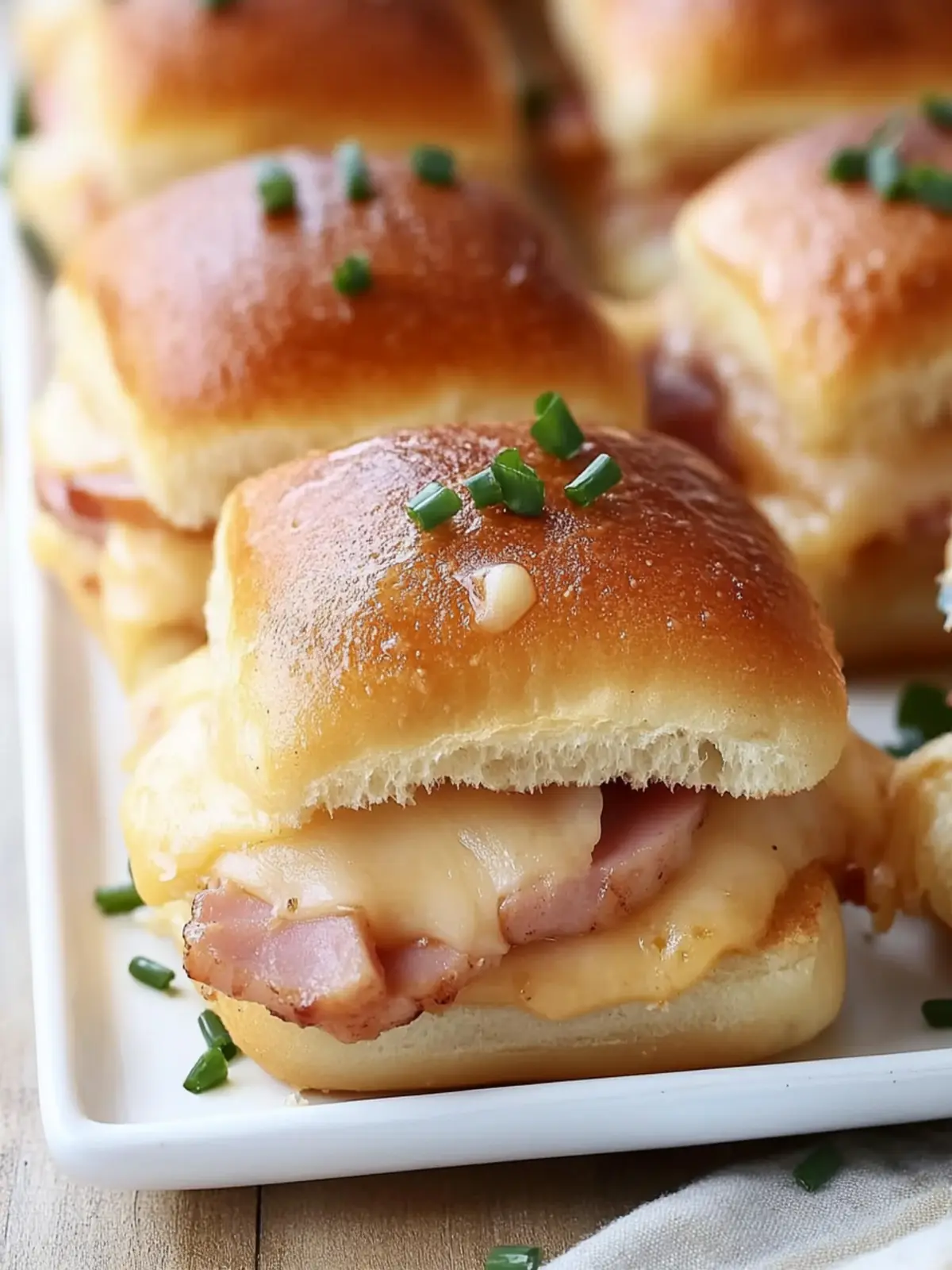 Ham and Colby Jack Cheese Sliders